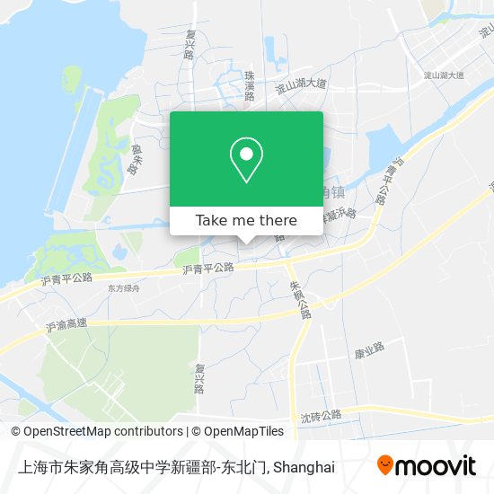 上海市朱家角高级中学新疆部-东北门 map