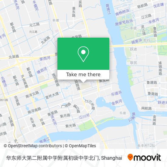 华东师大第二附属中学附属初级中学北门 map