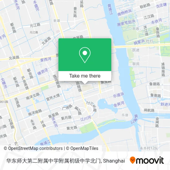 华东师大第二附属中学附属初级中学北门 map