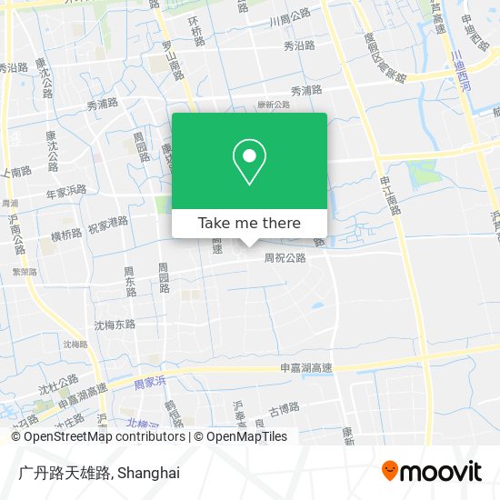 广丹路天雄路 map