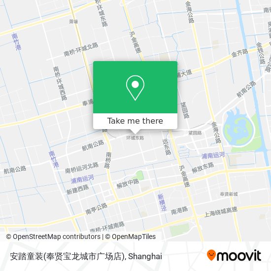 安踏童装(奉贤宝龙城市广场店) map