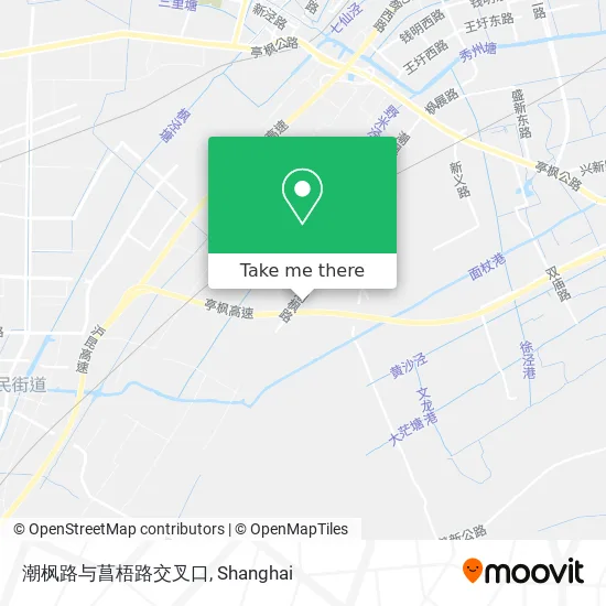 潮枫路与菖梧路交叉口 map