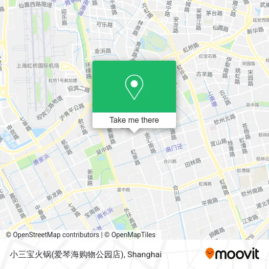 小三宝火锅(爱琴海购物公园店) map