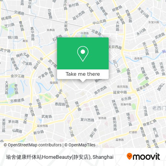 瑜舍健康纤体站HomeBeauty(静安店) map