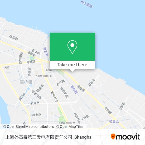 上海外高桥第三发电有限责任公司 map