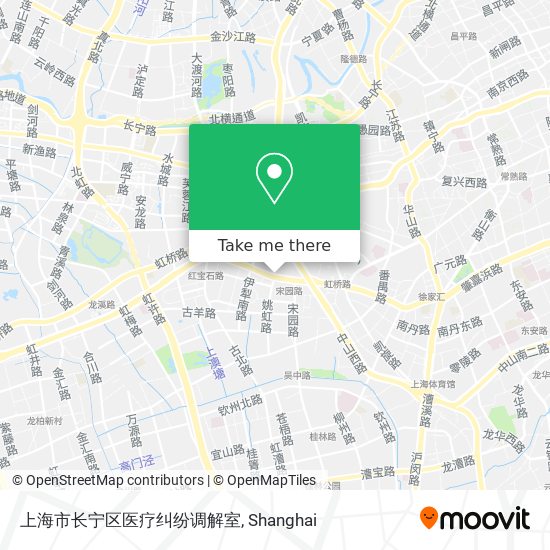 上海市长宁区医疗纠纷调解室 map