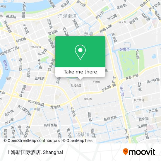 上海新国际酒店 map