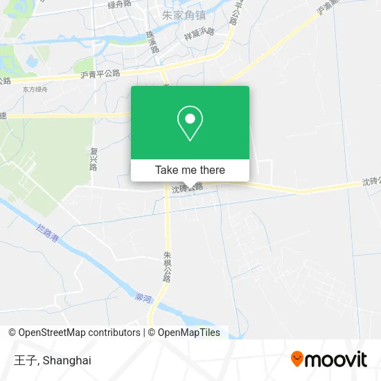 王子 map