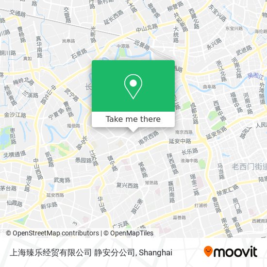 上海臻乐经贸有限公司 静安分公司 map