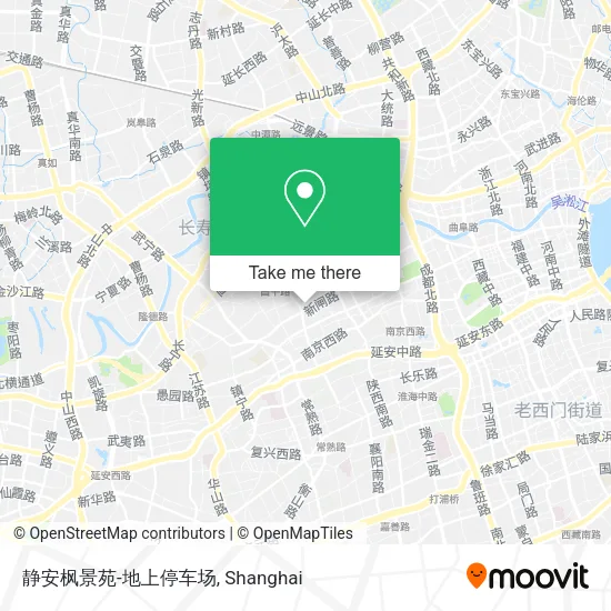 静安枫景苑-地上停车场 map