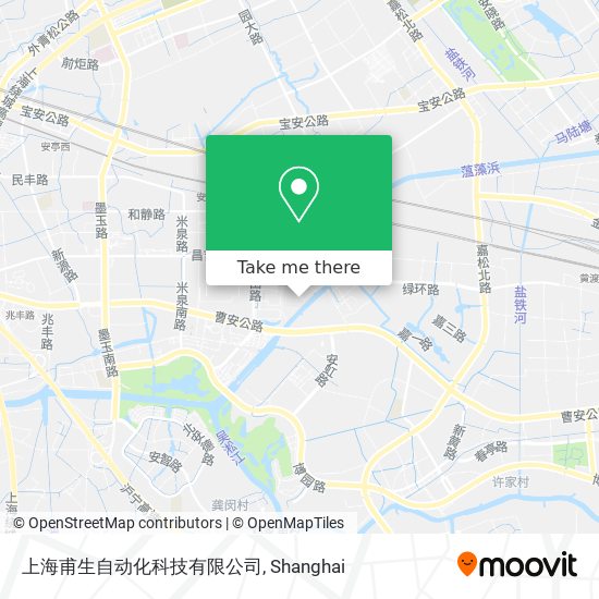 上海甫生自动化科技有限公司 map