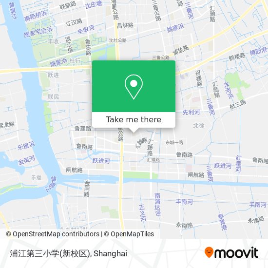 浦江第三小学(新校区) map