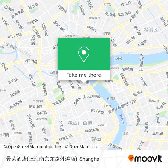 景莱酒店(上海南京东路外滩店) map