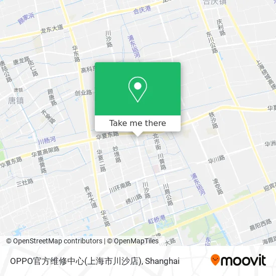 OPPO官方维修中心(上海市川沙店) map