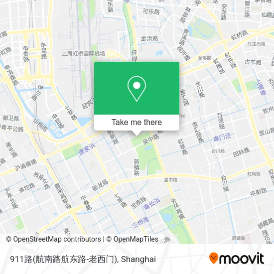 911路(航南路航东路-老西门) map