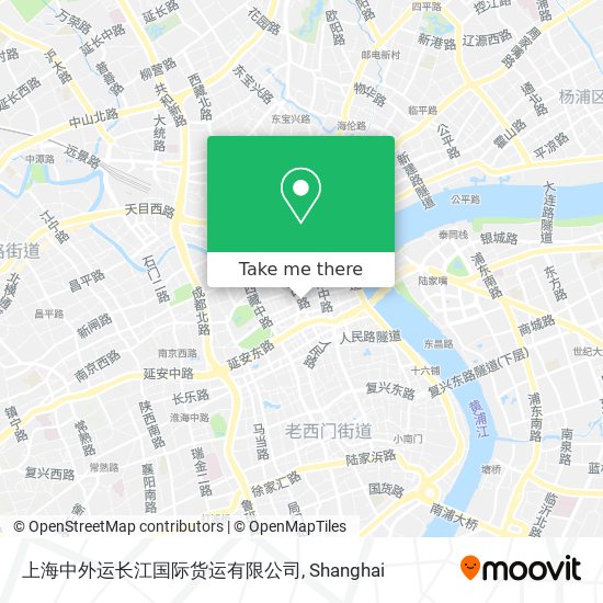 上海中外运长江国际货运有限公司 map