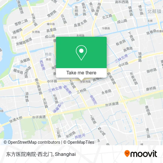 东方医院南院-西北门 map