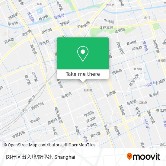 闵行区出入境管理处 map
