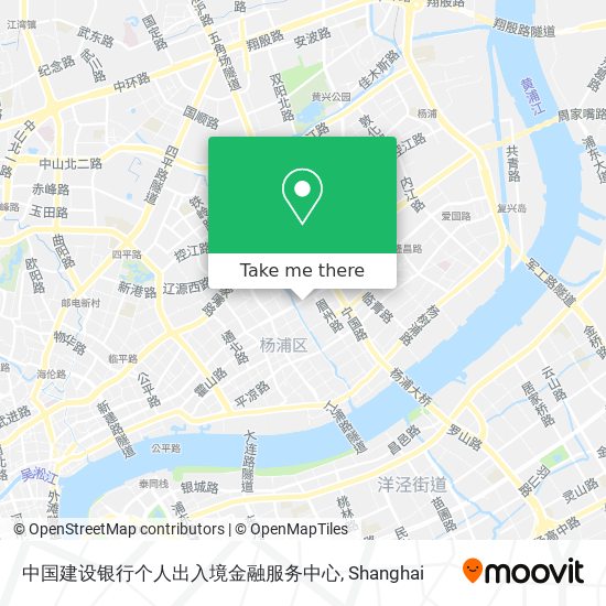 中国建设银行个人出入境金融服务中心 map