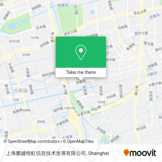 上海鹏越惊虹信息技术发展有限公司 map