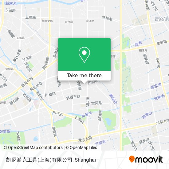 凯尼派克工具(上海)有限公司 map