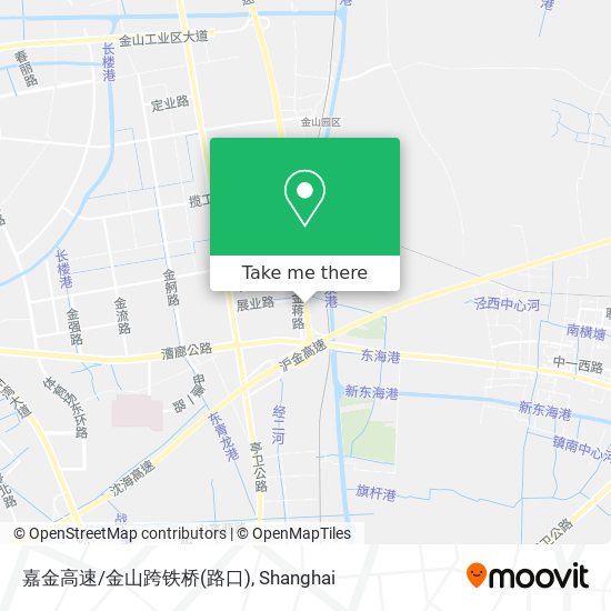 嘉金高速/金山跨铁桥(路口) map