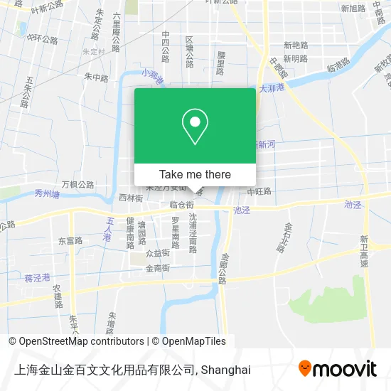 上海金山金百文文化用品有限公司 map