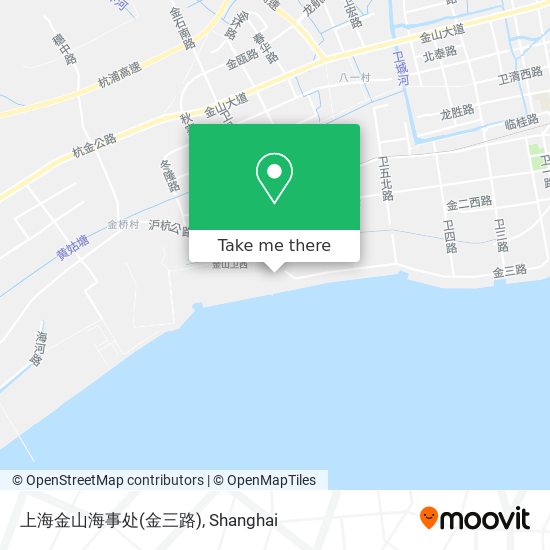 上海金山海事处(金三路) map