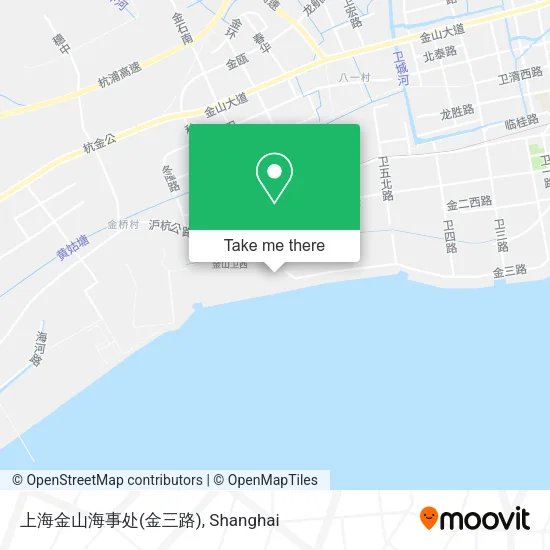 上海金山海事处(金三路) map