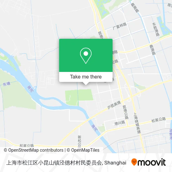 上海市松江区小昆山镇泾德村村民委员会 map