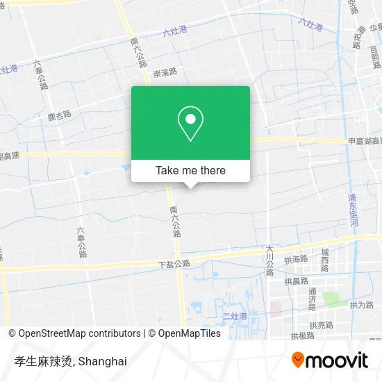 孝生麻辣烫 map