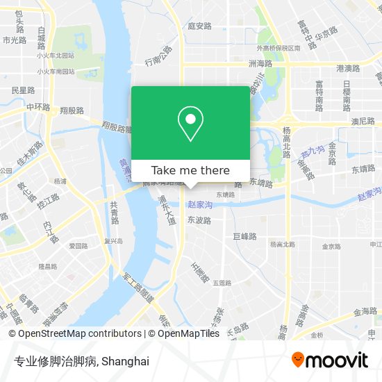 专业修脚治脚病 map