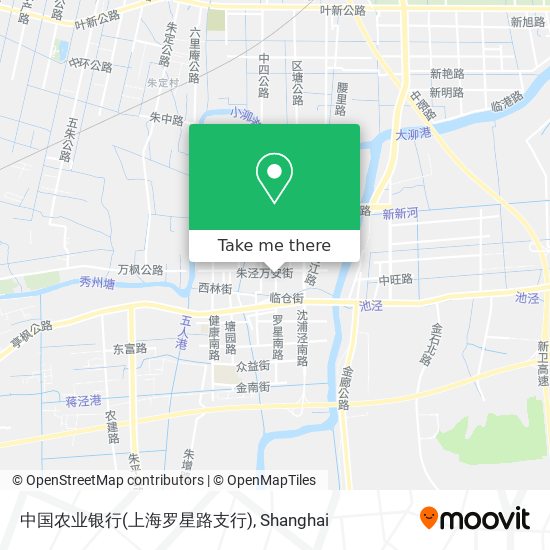 中国农业银行(上海罗星路支行) map