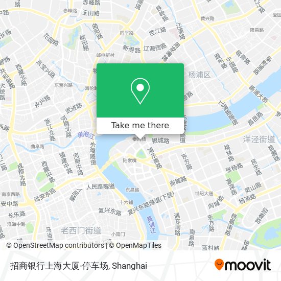 招商银行上海大厦-停车场 map