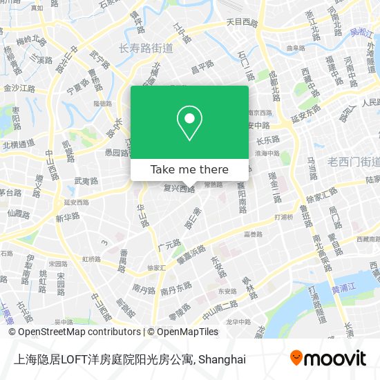 上海隐居LOFT洋房庭院阳光房公寓 map