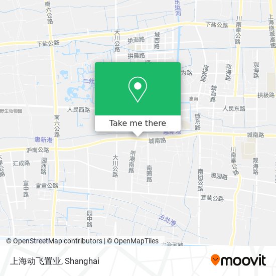 上海动飞置业 map