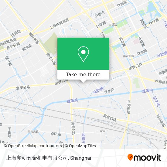上海亦动五金机电有限公司 map