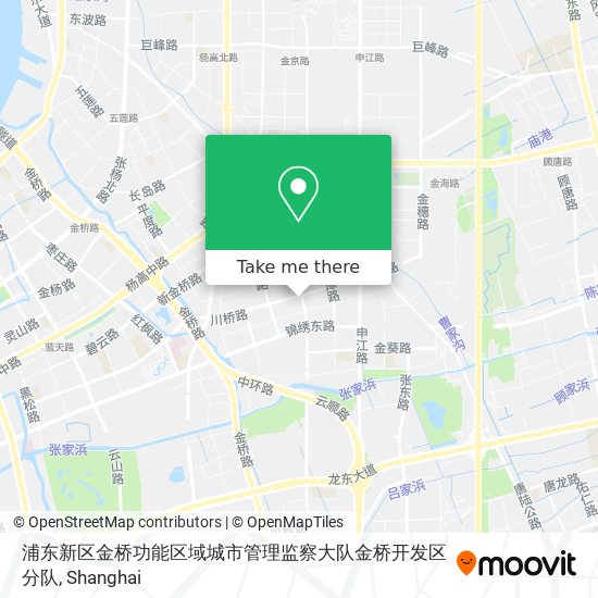 浦东新区金桥功能区域城市管理监察大队金桥开发区分队 map