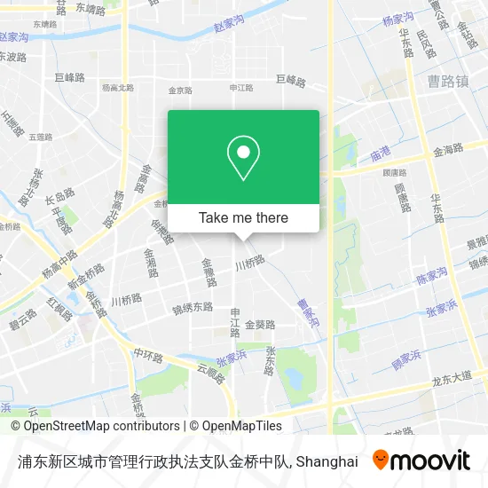 浦东新区城市管理行政执法支队金桥中队 map