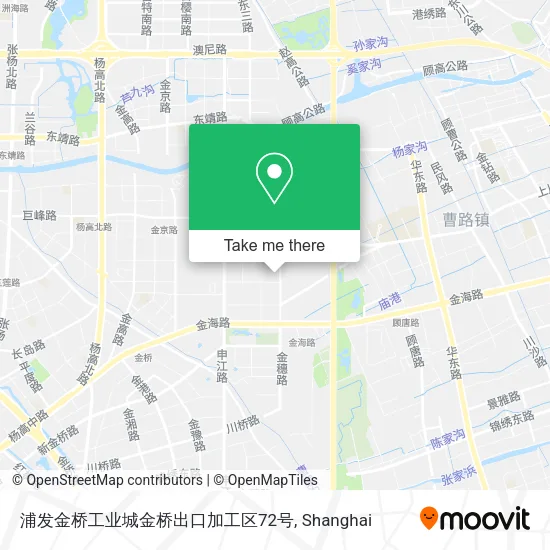 浦发金桥工业城金桥出口加工区72号 map