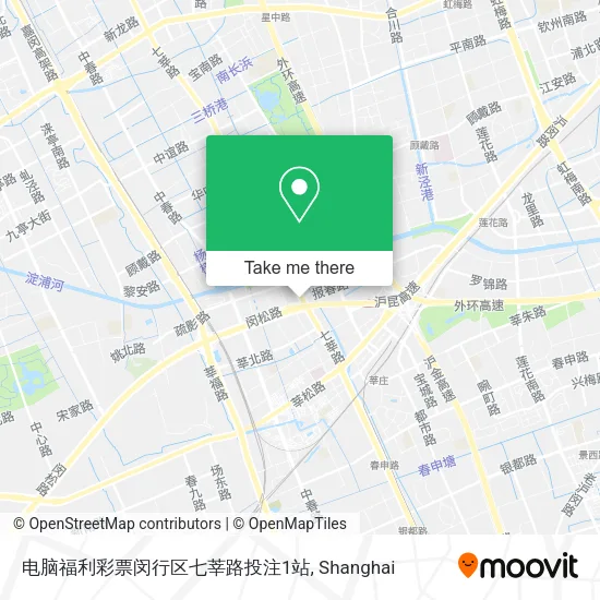 电脑福利彩票闵行区七莘路投注1站 map