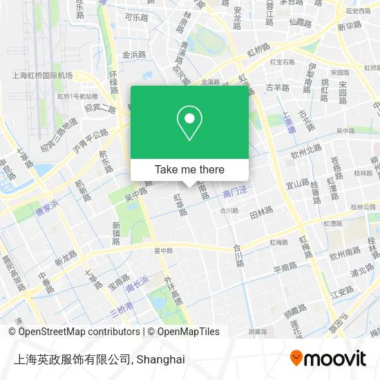 上海英政服饰有限公司 map