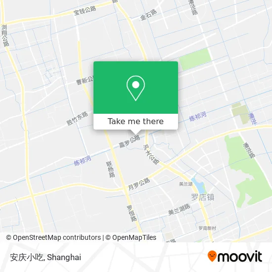 安庆小吃 map