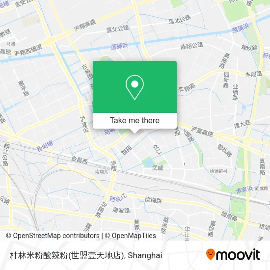 桂林米粉酸辣粉(世盟壹天地店) map