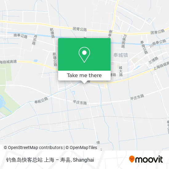 钓鱼岛快客总站  上海 – 寿县 map