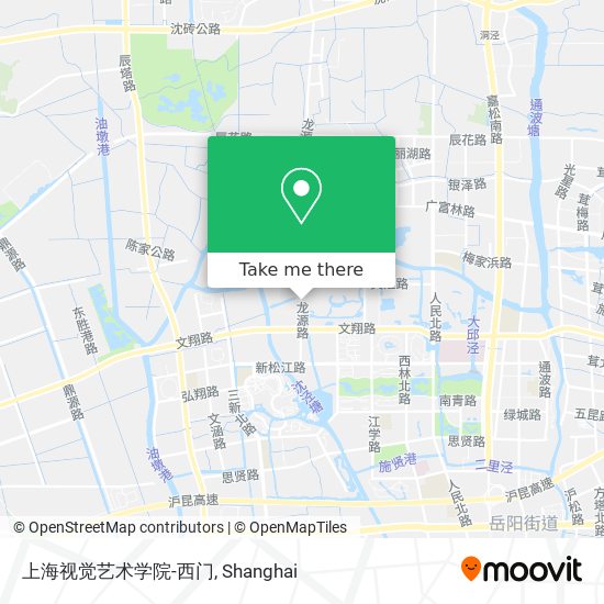 上海视觉艺术学院-西门 map