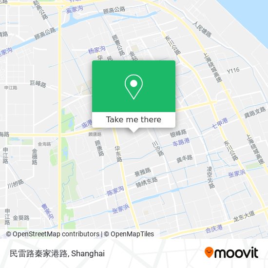 民雷路秦家港路 map