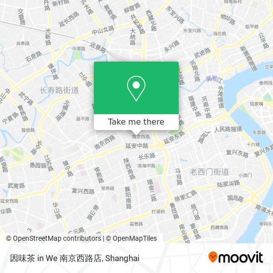 因味茶 in We 南京西路店 map