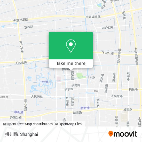 拱川路 map