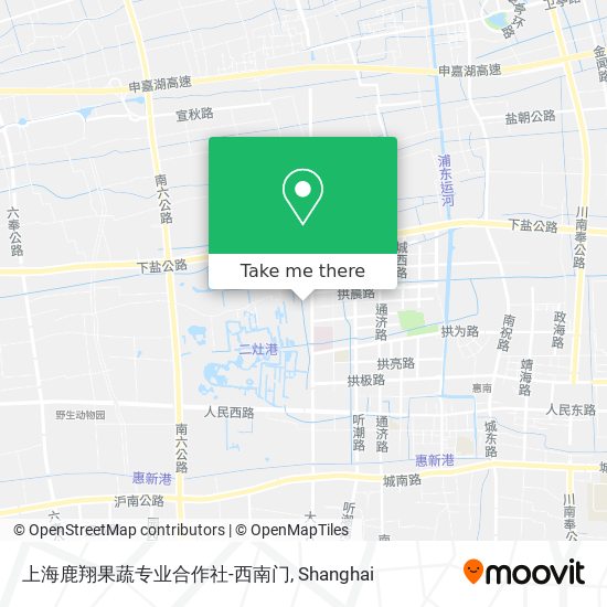 上海鹿翔果蔬专业合作社-西南门 map